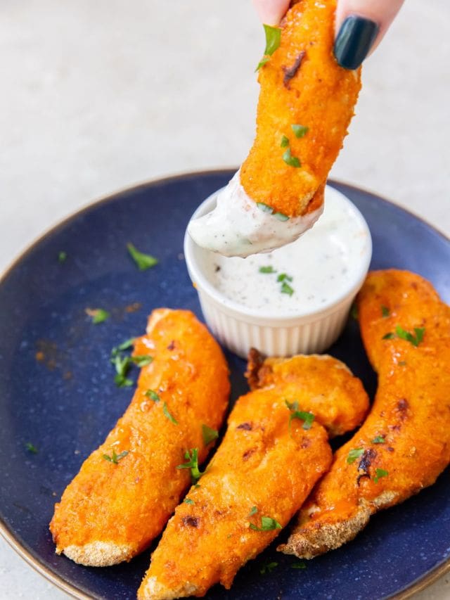 Easy Air Fryer Buffalo Chicken Tenders