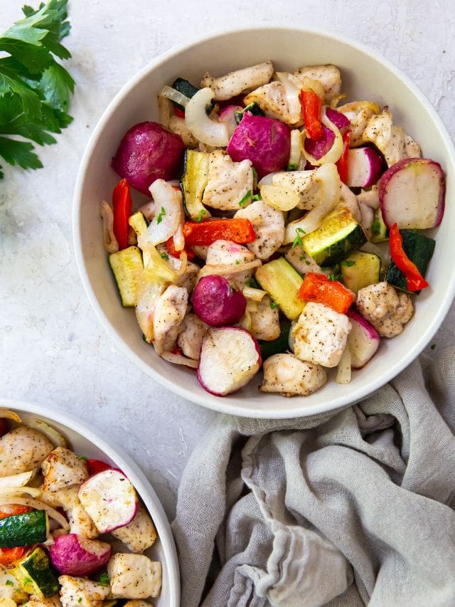 Chicken and Veggies in the Air Fryer