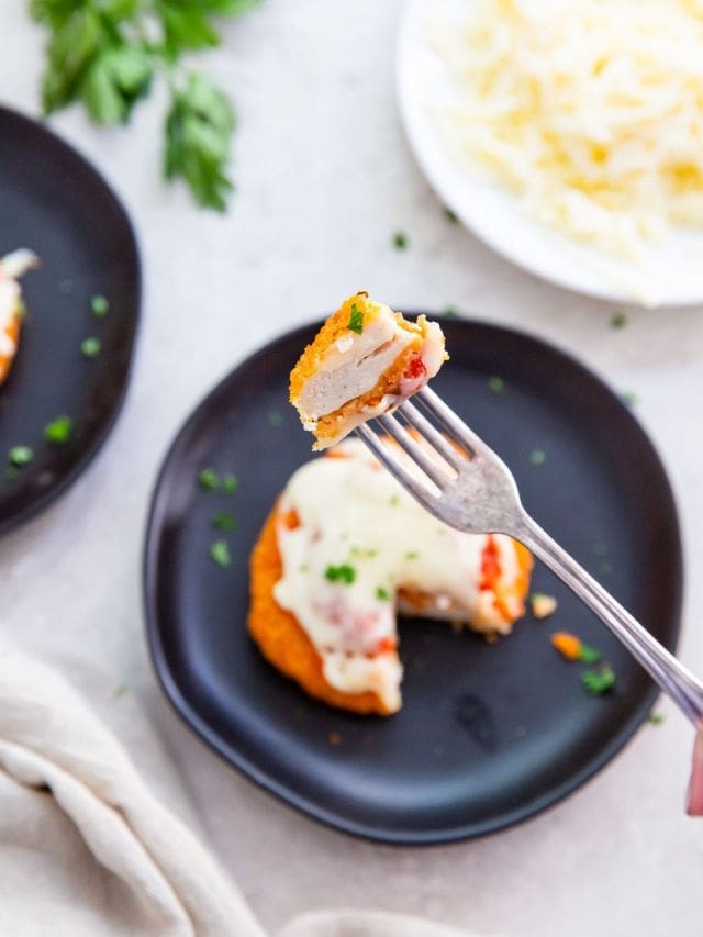 Chicken Parm with Chicken Patty in the Air Fryer