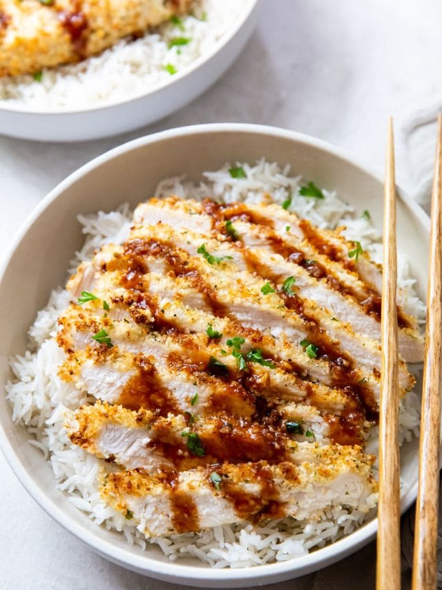 Air Fryer Katsu Chicken Breast