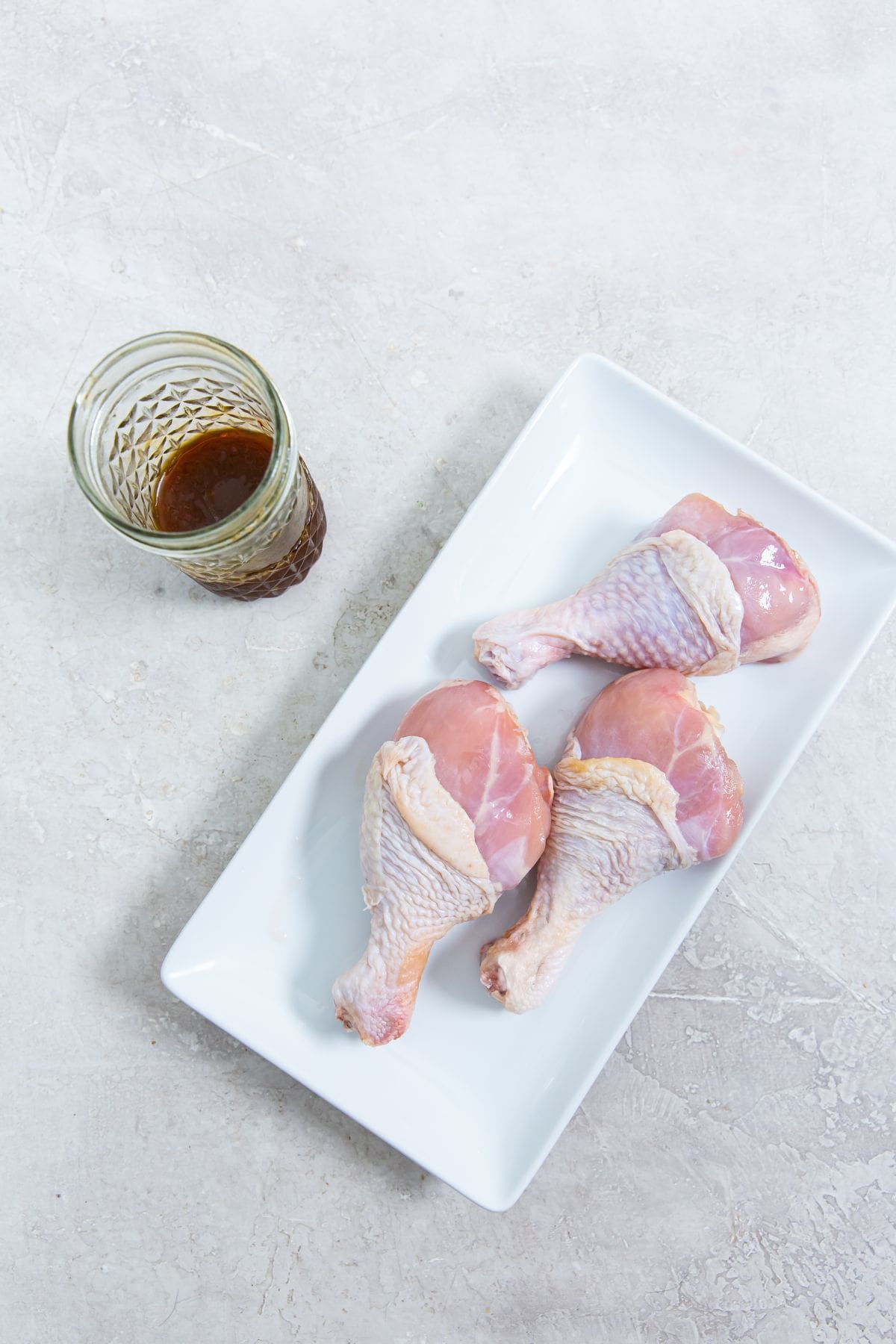 ingredient photo for air fryer teriyaki chicken legs