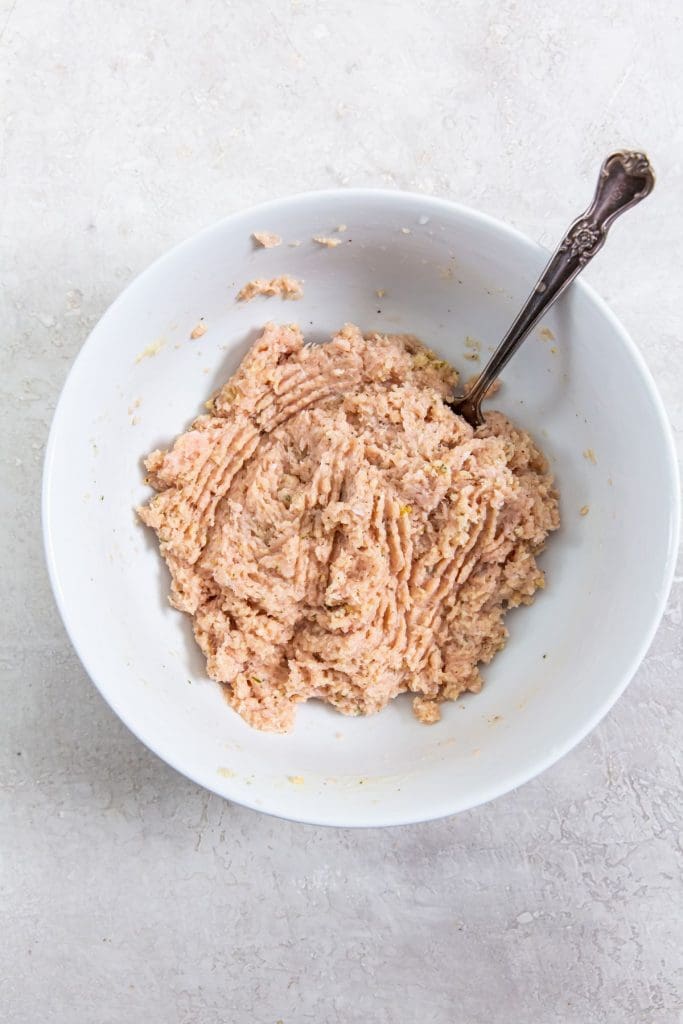 all the ingredients in a large mixing bowl all mixed together