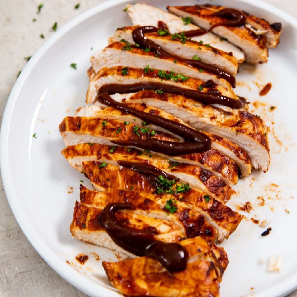 Air Fryer Sweet Baby Rays BBQ Chicken Breast