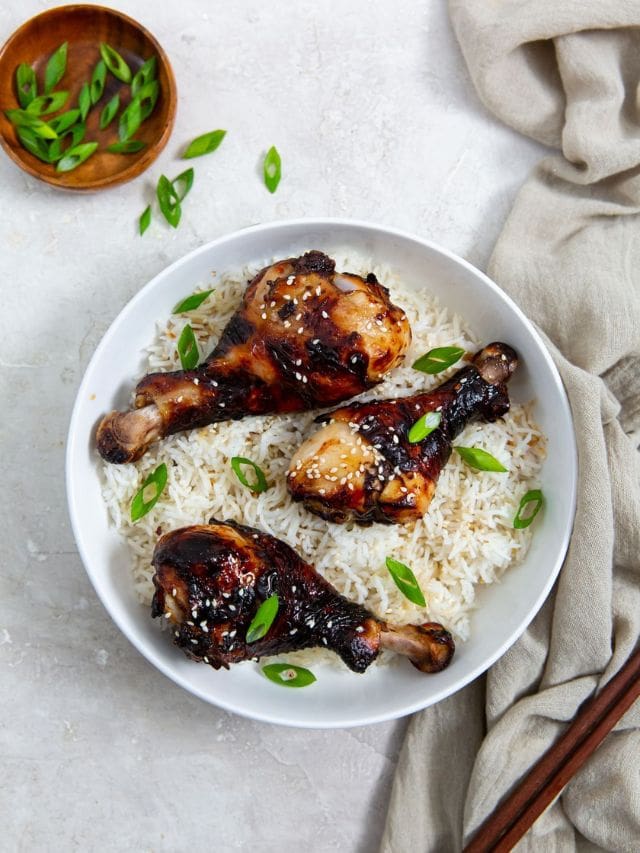 Air Fryer Teriyaki Chicken Legs