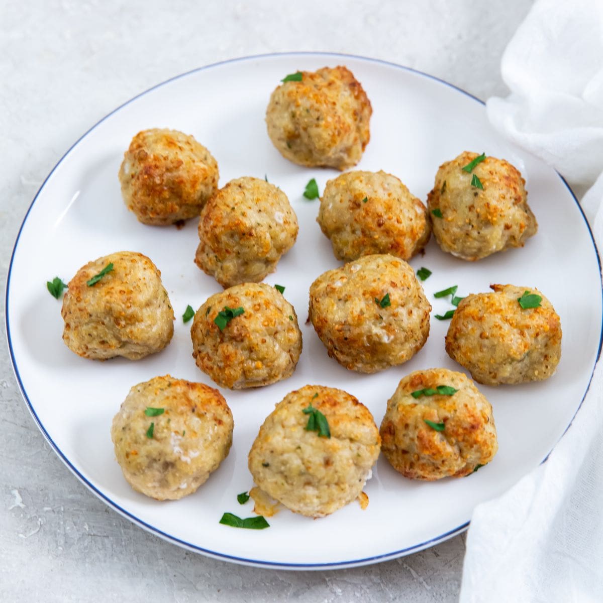 Easy Air Fryer Chicken Meatballs Chicken Air Fryer Recipes