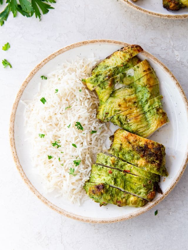 Air Fryer Trader Joe’s Pesto Chicken