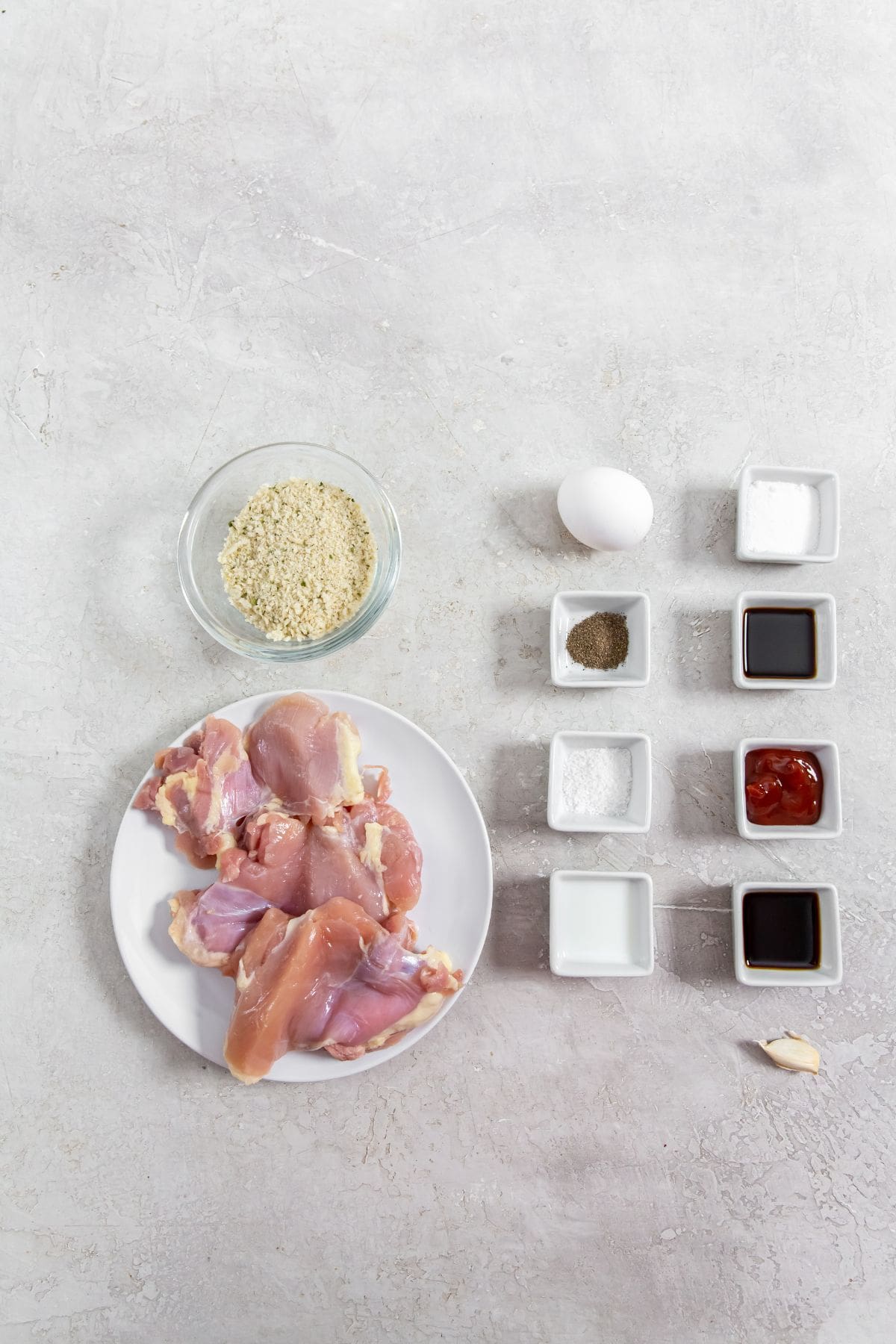 ingredient photo for Air Fryer Katsu Chicken thighs