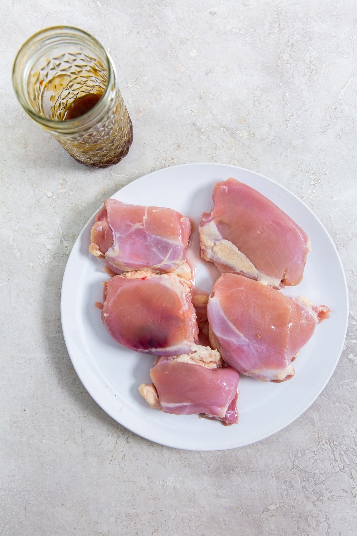 ingredient photo for air fryer teriyaki chicken thighs