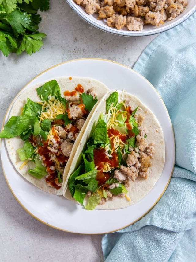 Air Fryer Ground Chicken