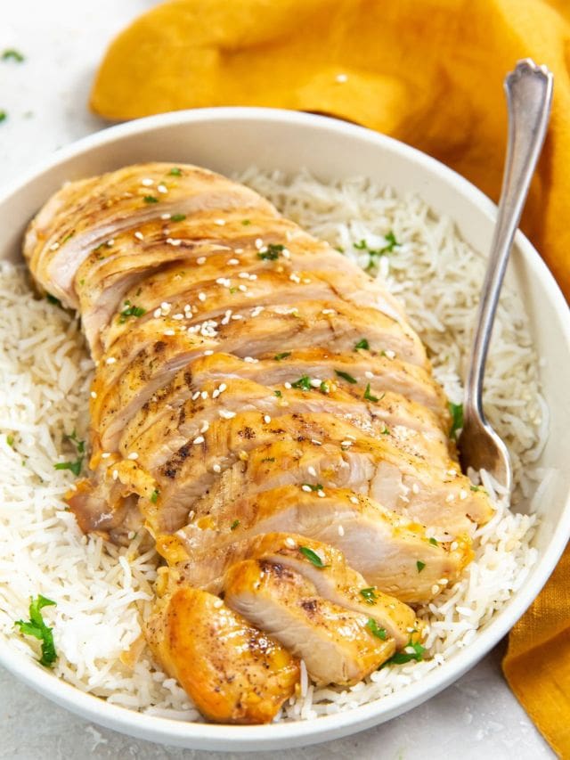 Air Fryer Honey Glazed Chicken Breast