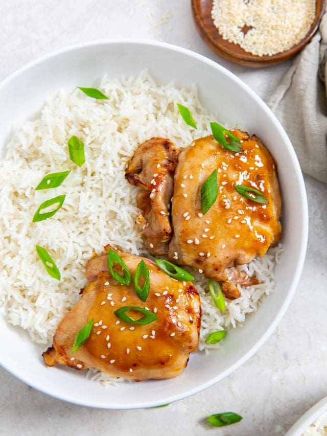 Teriyaki Chicken Thighs in the Air Fryer