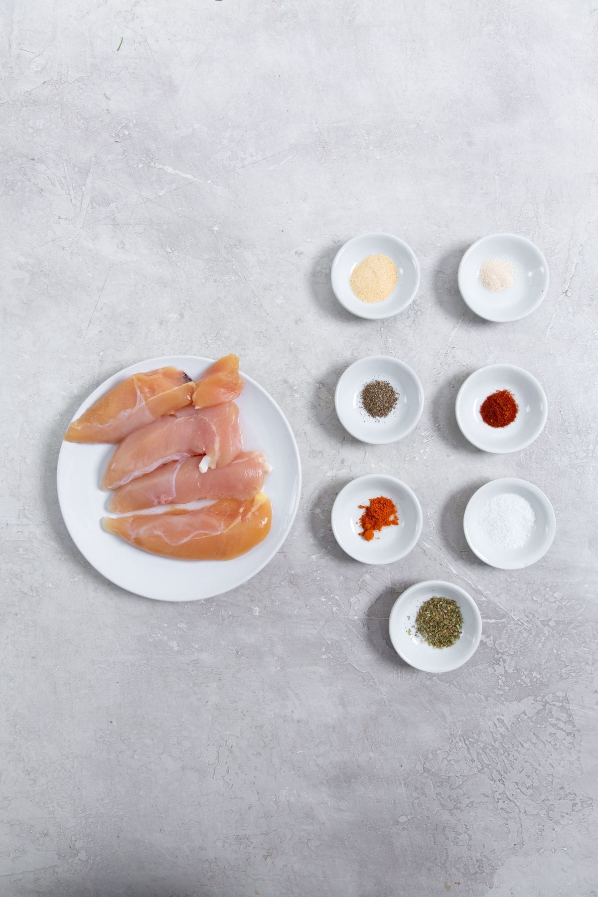 ingredient photo for Air Fryer Blackened Chicken Tenders