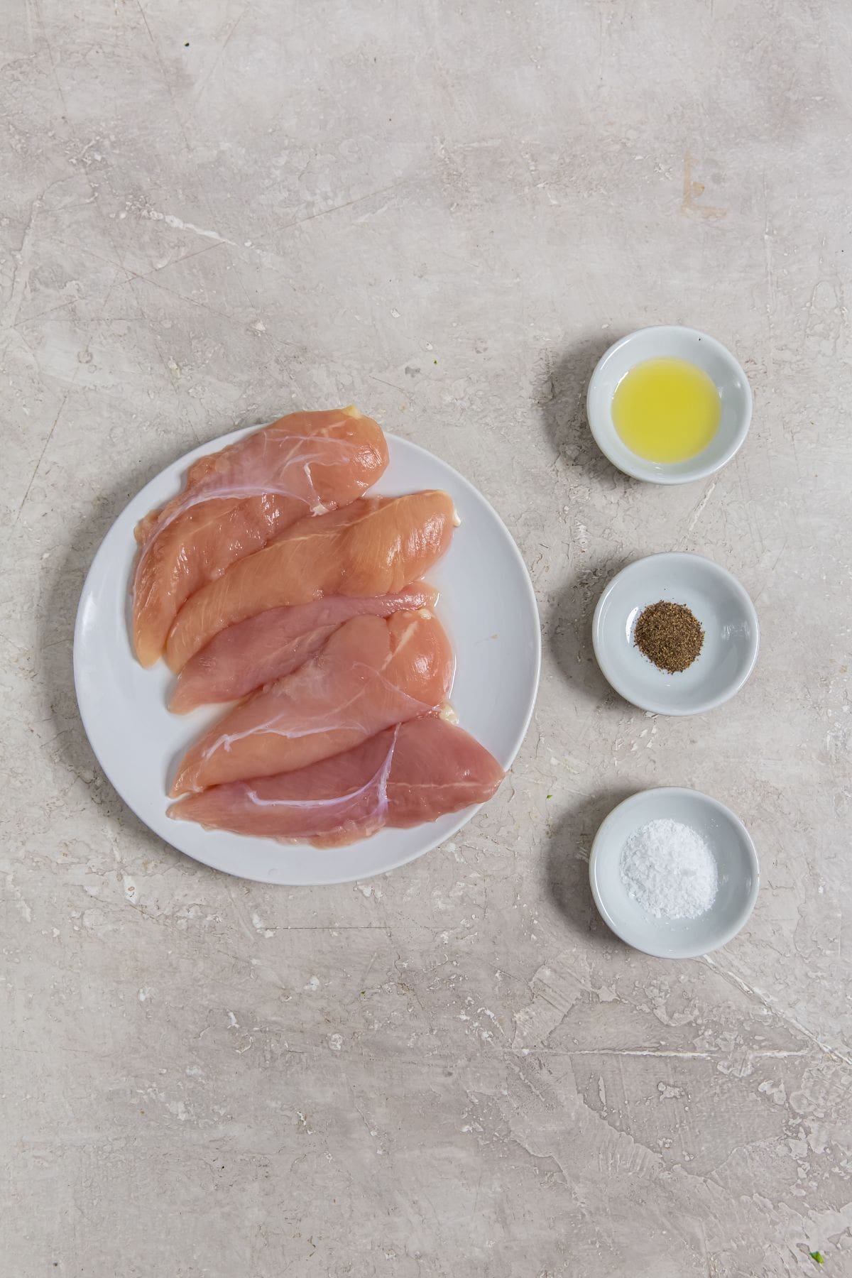 ingredient photo for air fryer keto chicken tenders