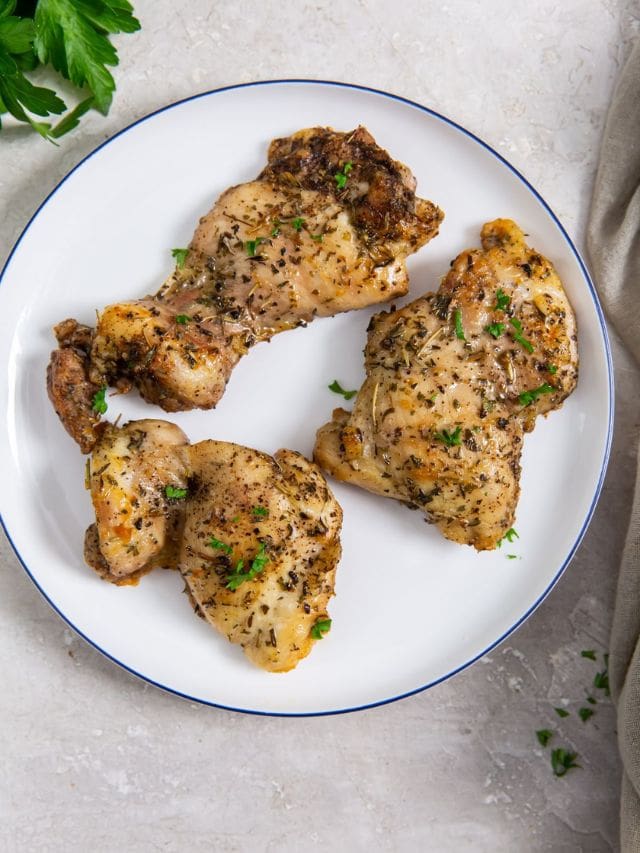 Boneless Skinless Chicken Thighs in the Air Fryer