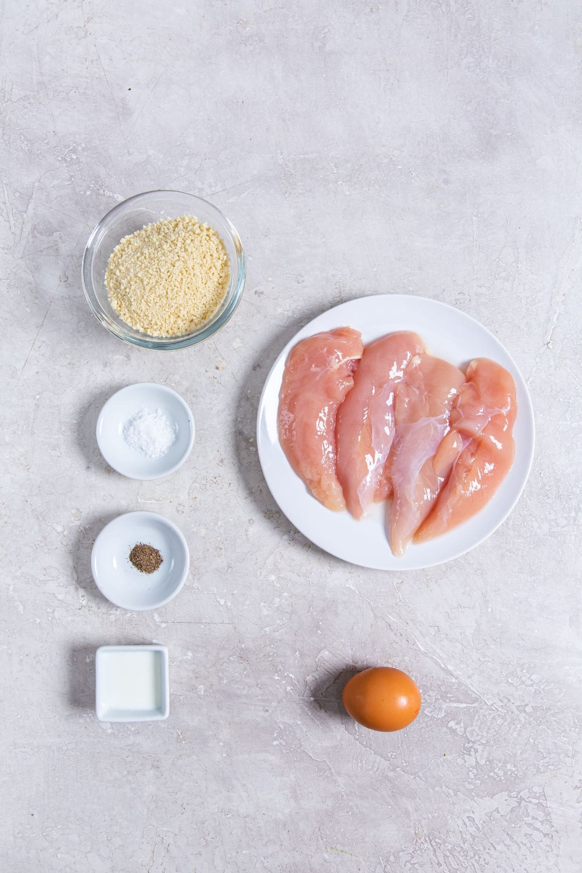 ingredient photo for air fryer katsu chicken sandwich