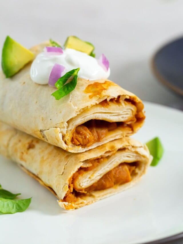 Air Fryer Trader Joe’s Chicken Burritos