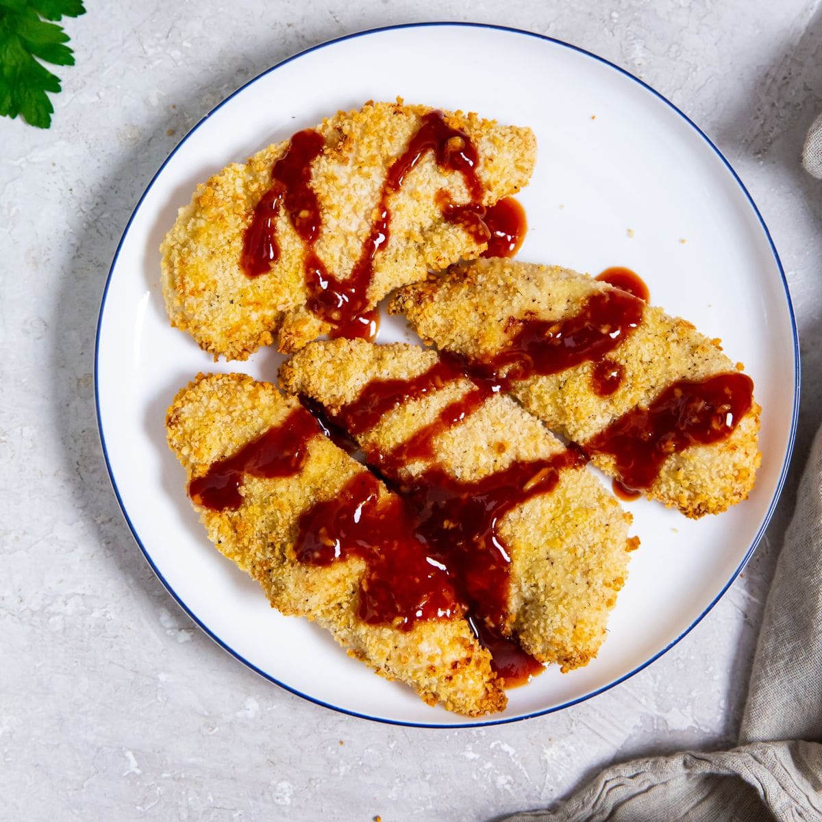 Easy Air Fryer Katsu Chicken Tenders Chicken Air Fryer Recipes