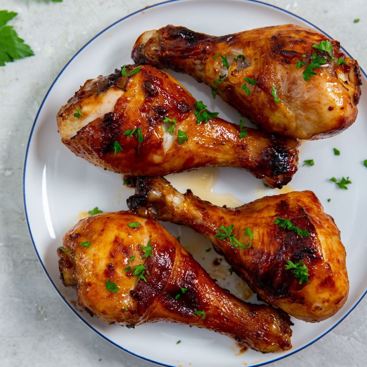 Air Fryer BBQ Chicken Legs - Chicken Air Fryer Recipes