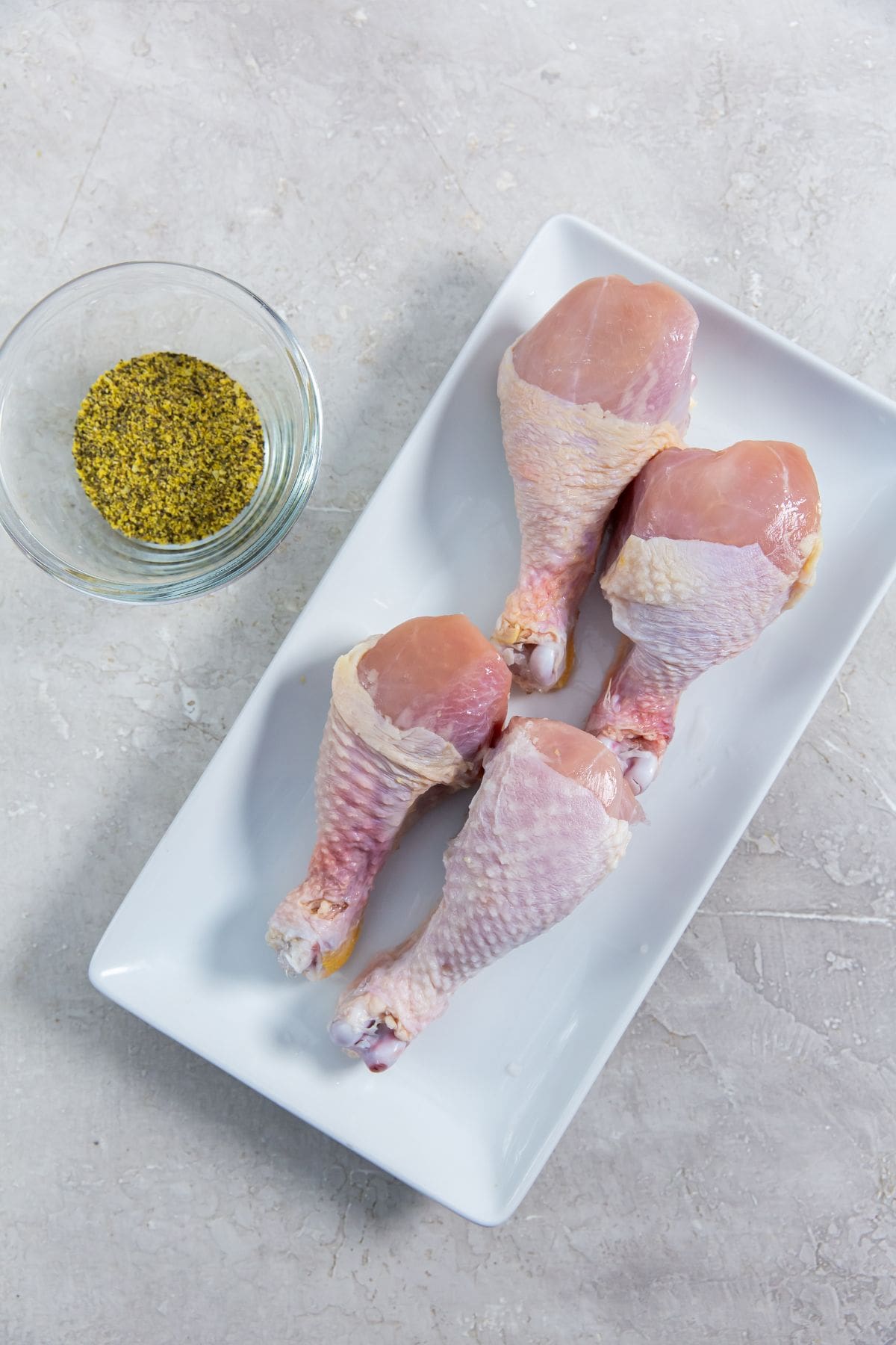 ingredient photo for Air Fryer Lemon Pepper Chicken Legs