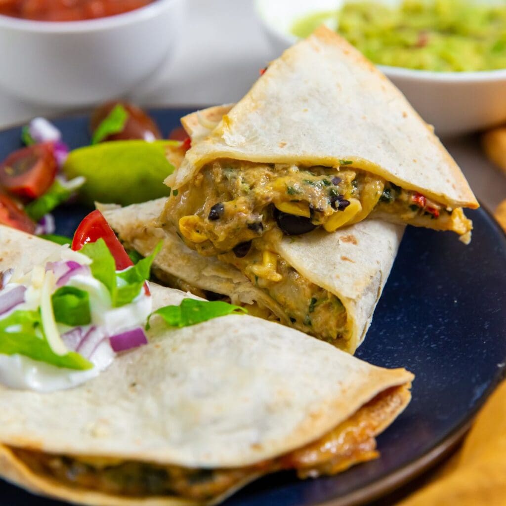 Air Fryer Trader Joe’s Chicken Quesadilla