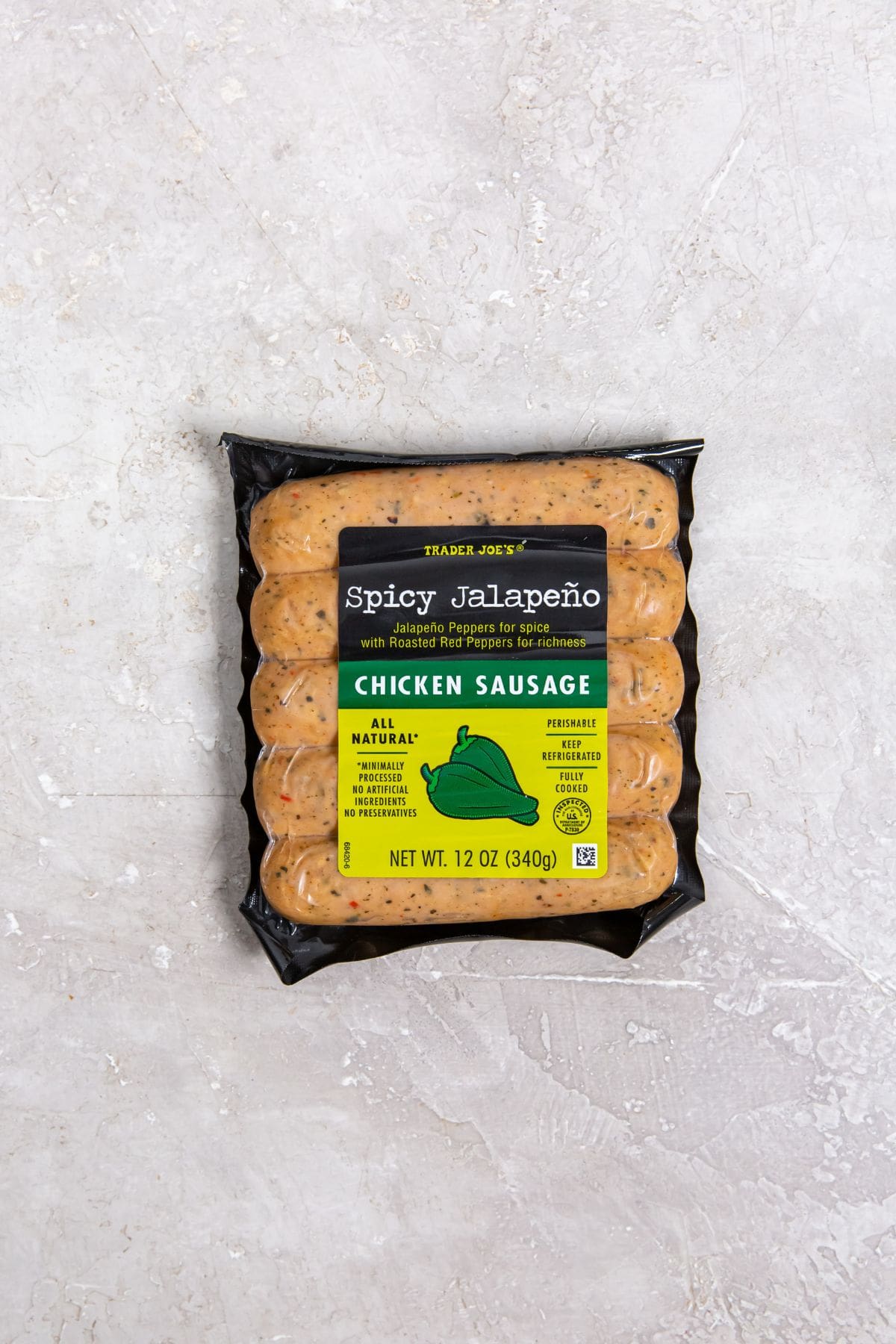 ingredient photo for Air Fryer Trader Joe's Spicy Jalapeno Chicken Sausages