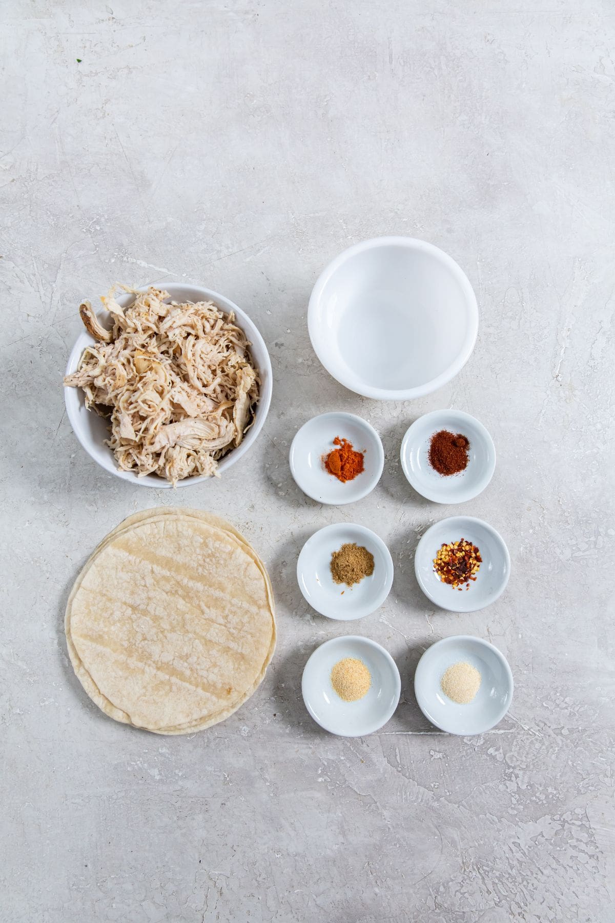 ingredient photo for Air Fryer Chicken Tacos