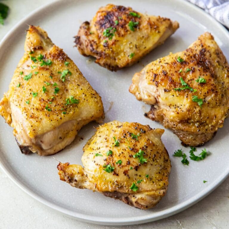 Air Fryer Lemon Pepper Chicken Thighs