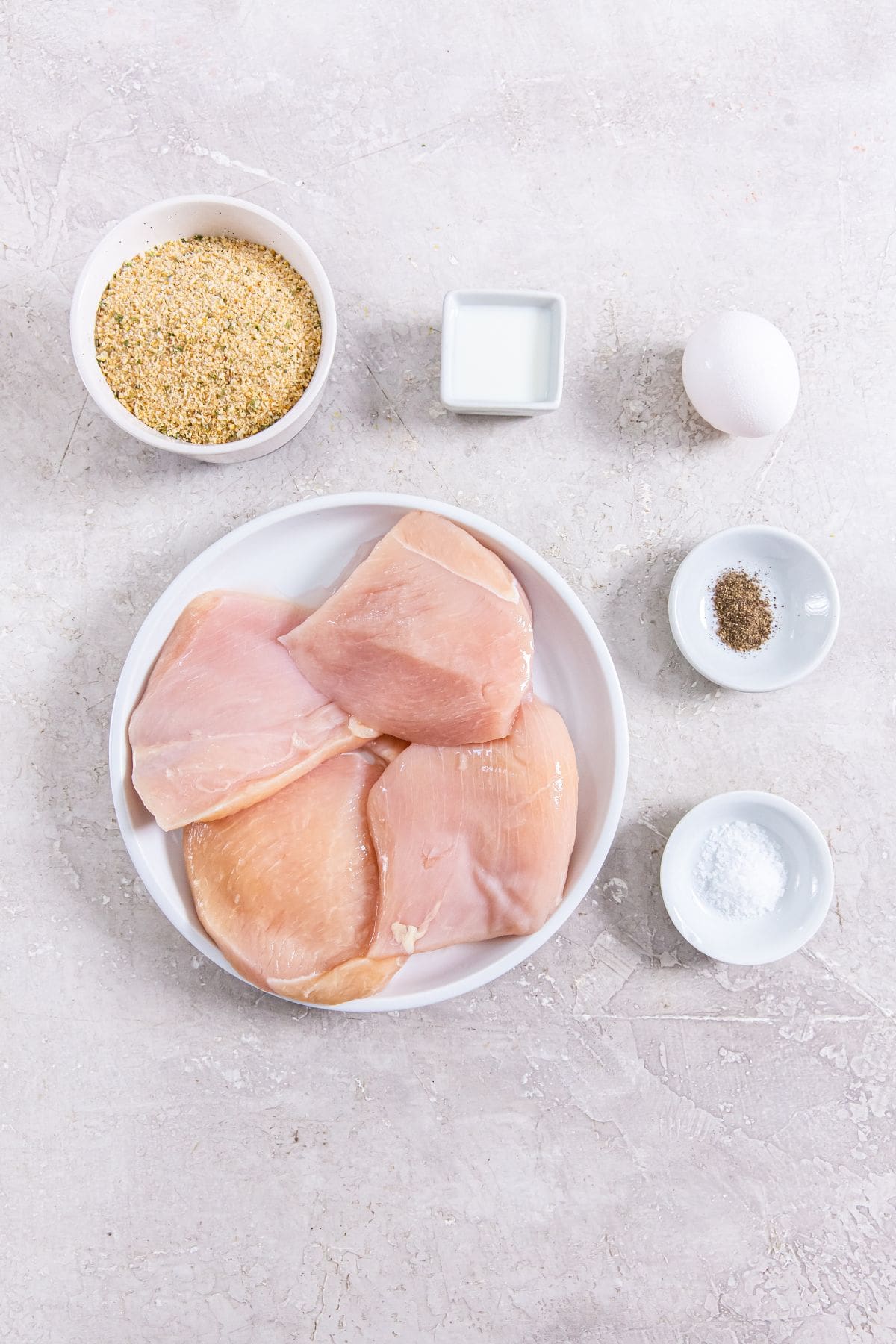 ingredient photo for Air Fryer Chicken Cutlets