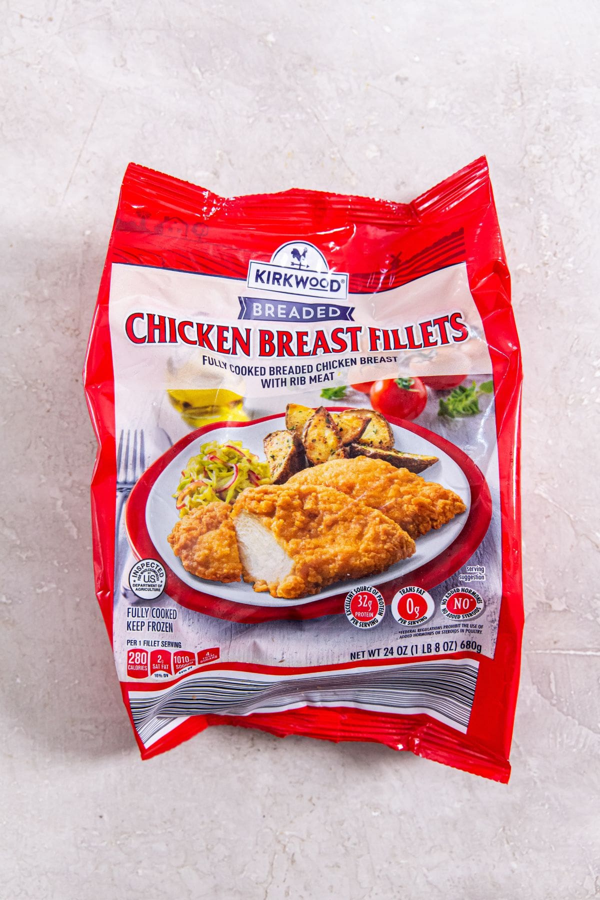 Ingredient photo for Aldi's red bag chicken