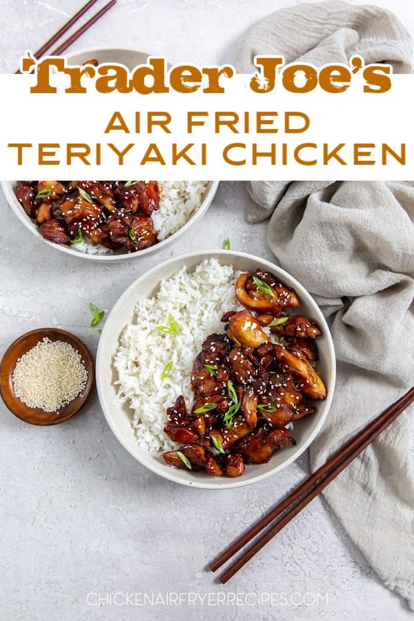 Our air fryer Trader Joe&rsquo;s BBQ teriyaki chicken recipe combines two of the best chicken dinner ideas and combines them into one easy, quick recipe.