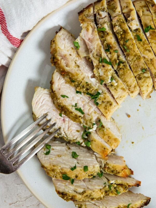 Easy Air Fryer Pesto Chicken Breast