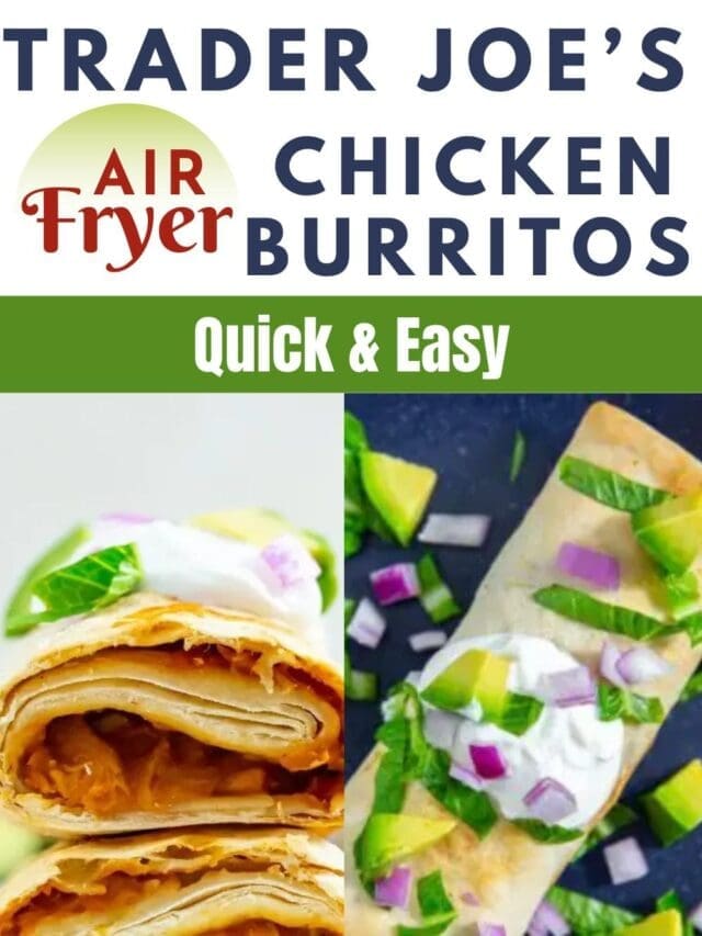 Air Fryer Frozen Chicken Burritos