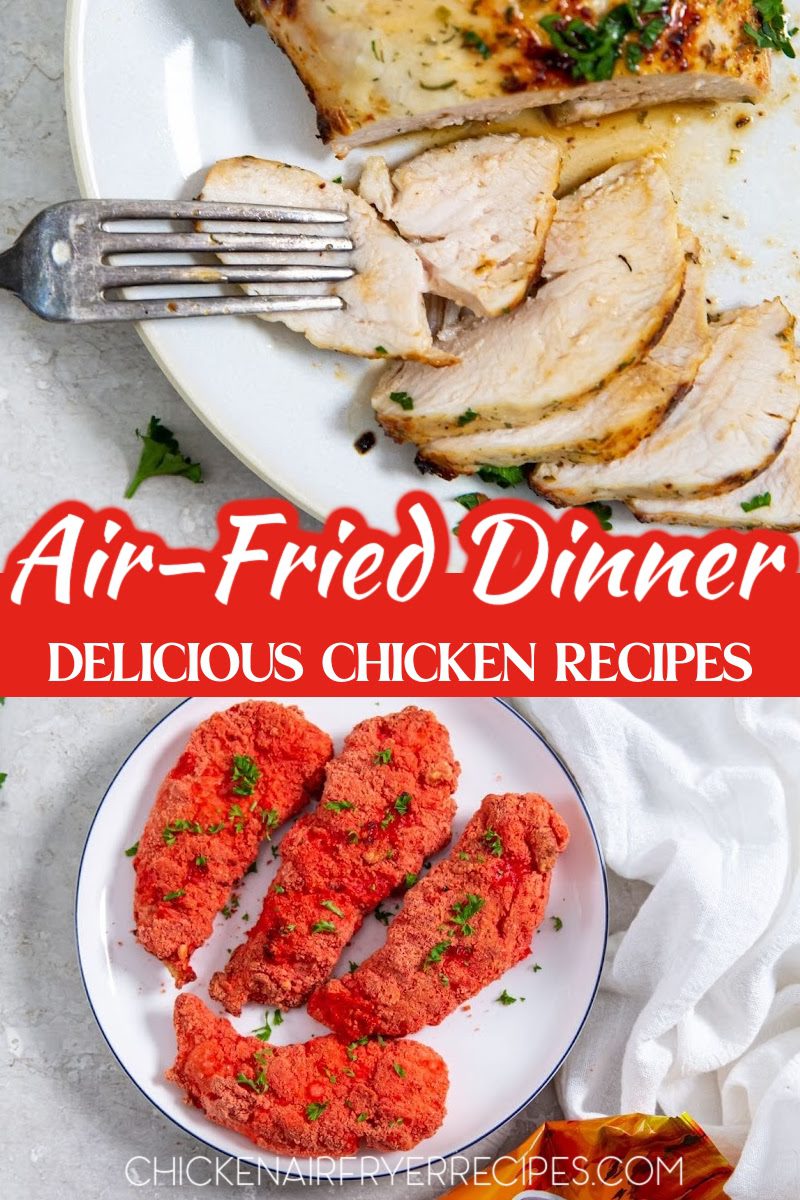 These air-fried chicken dishes are so good, your family will be begging for more, which is a win, especially with quick chicken recipes like these. Air Fryer Chicken | Crispy Chicken Recipe | Healthy Fried Chicken | Easy Chicken Dinner | Air Fryer Recipes | Chicken Breast Recipe | Quick Weeknight Meals | Low Calorie Chicken | Air Fryer Cooking | Crispy Air Fryer Chicken | Chicken Thighs | Family Dinner Ideas | Meal Prep Chicken | Guilt Free Fried Chicken | Air Fryer Dinner Recipes