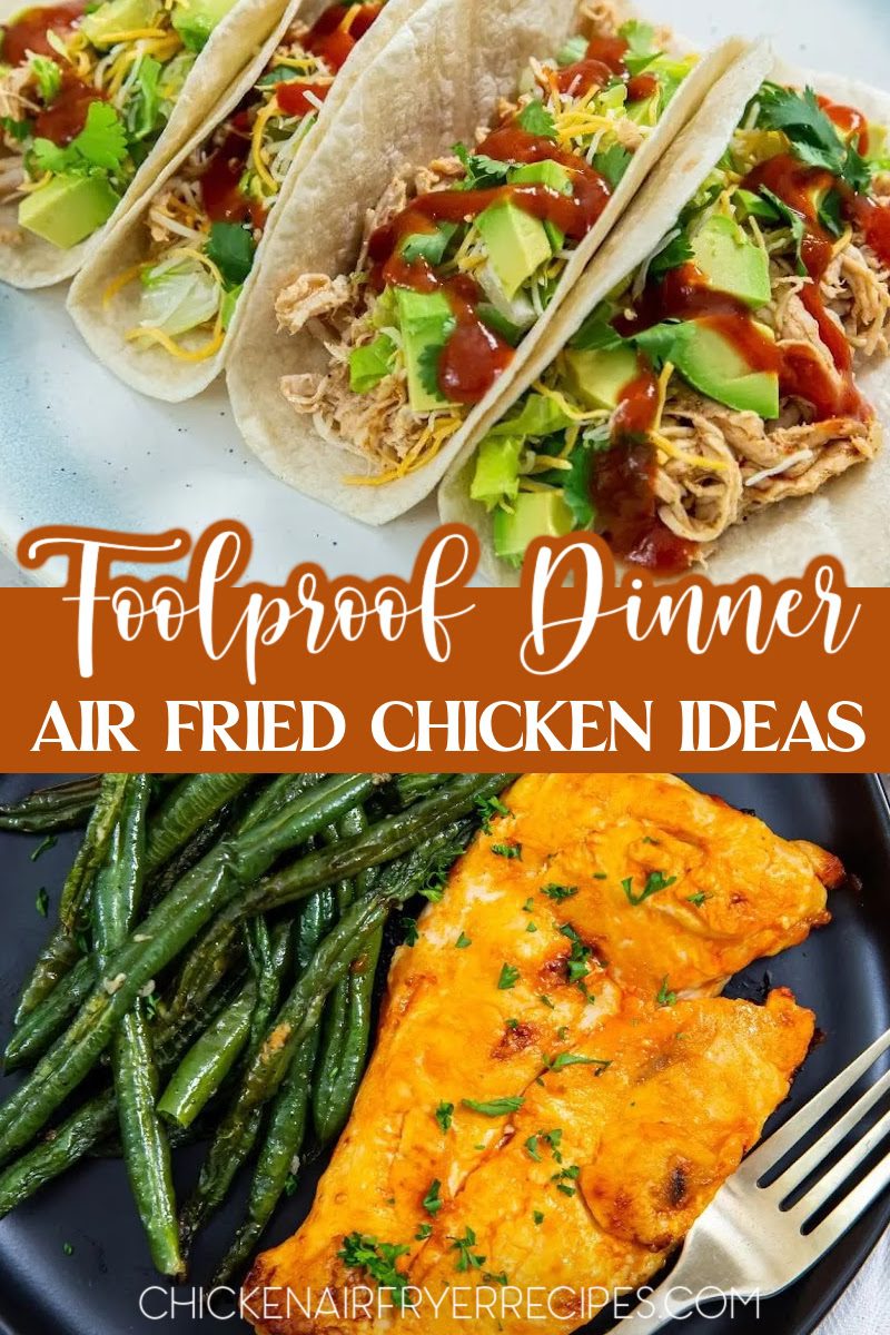 These foolproof chicken air fryer recipes are not only delicious, but they are also the solution to cooking dinner on busy weeknights when you need a quick home-cooked meal. Easy Air Fryer Chicken Recipes | Quick Air Fryer Chicken Recipes | Delicious Air Fryer Chicken Recipes | Crispy Air Fryer Chicken Recipes | Low Carb Air Fryer Chicken Recipes | Simple Chicken Dishes | Healthy Chicken Dinners | Budget-Friendly Chicken Recipes | One-Pot Chicken Dishes | Family-Friendly Chicken Meals