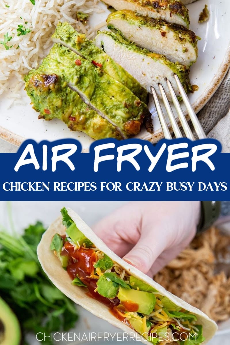 These chicken air fryer recipes for your craziest day can help us get dinner on the table when life suddenly starts moving a little too fast. Easy Dinner Recipes | Quick and Healthy Meals | One Pot Meals | Budget-Friendly Dinner Ideas | 30-Minute Dinners | Family-Friendly Recipes | Meal Planning for Busy Weeknights | Simple Dinner Ideas | Easy Chicken Recipes | Quick and Simple Chicken Meals | Delicious Chicken Dishes | Healthy Chicken Dinner Ideas | Budget-Friendly Chicken Recipes