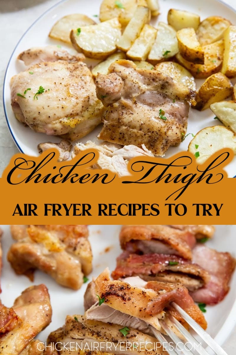 These easy chicken thigh air fryer recipes are not only easy, they can work for a quick dinner on busy weeknights and make meal planning easy. Best Air Fryer Chicken Thigh Recipe | Crispy Chicken Thighs in Air Fryer | Easy Chicken Thigh Air Fryer Recipe | Healthy Air Fryer Chicken Thigh Recipe | Quick Chicken Thigh Air Fryer Recipe | Quick Dinner Ideas | Family-Friendly Meals | Simple Weeknight Dinners | One-Pot Meals | Budget-Friendly Recipes | Healthy Dinner Options