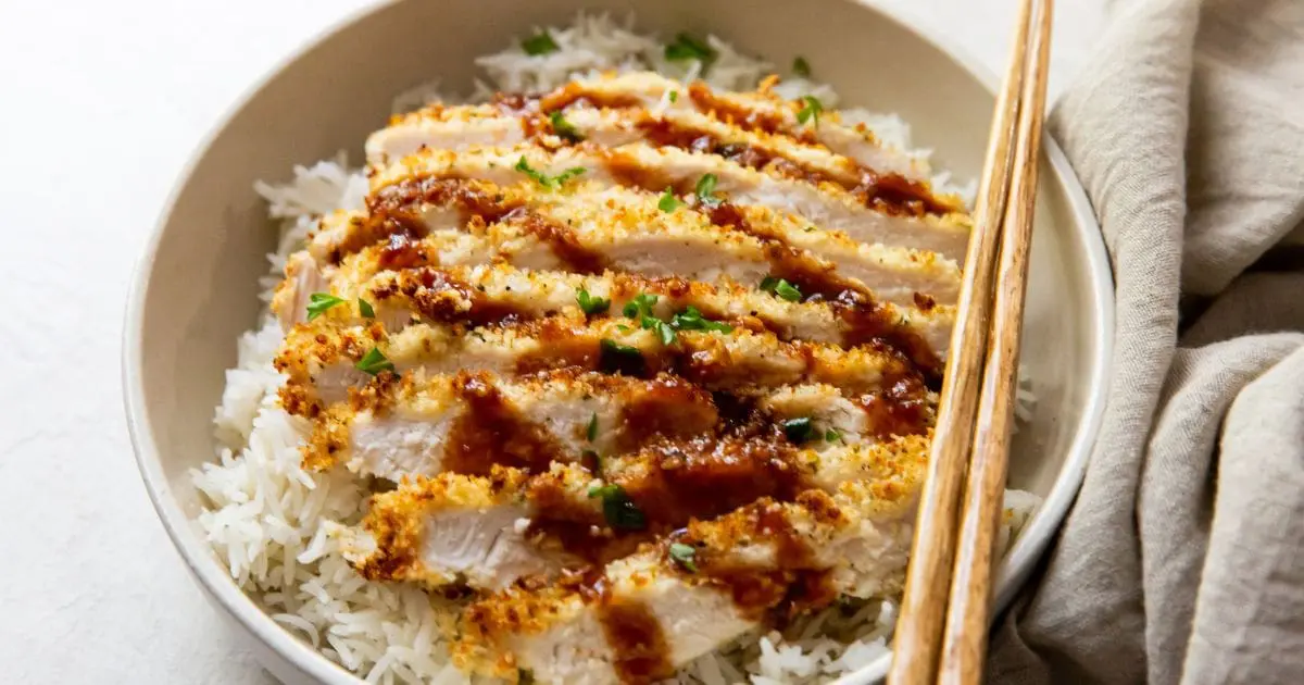 13 Chicken Air Fryer Recipes to Convert the Fussiest Foodies a  Bowl of Air Fryer Chicken Katsu