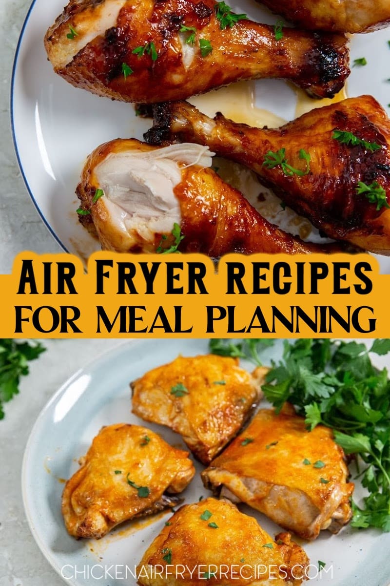 Looking to make meal planning easy? These easy chicken air fryer recipes are tried and true and never leave our menu! Easy Dinner Recipes | Easy Chicken Dinner Recipes | Easy Air Fryer Recipes | Air Fryer Chicken Recipes | Air Fryer Recipes with Chicken | Air Fryer Dinner Recipes | Easy Air Fryer Dinner Recipes | Quick Air Fryer Recipes | Quick Dinner Recipes for Families