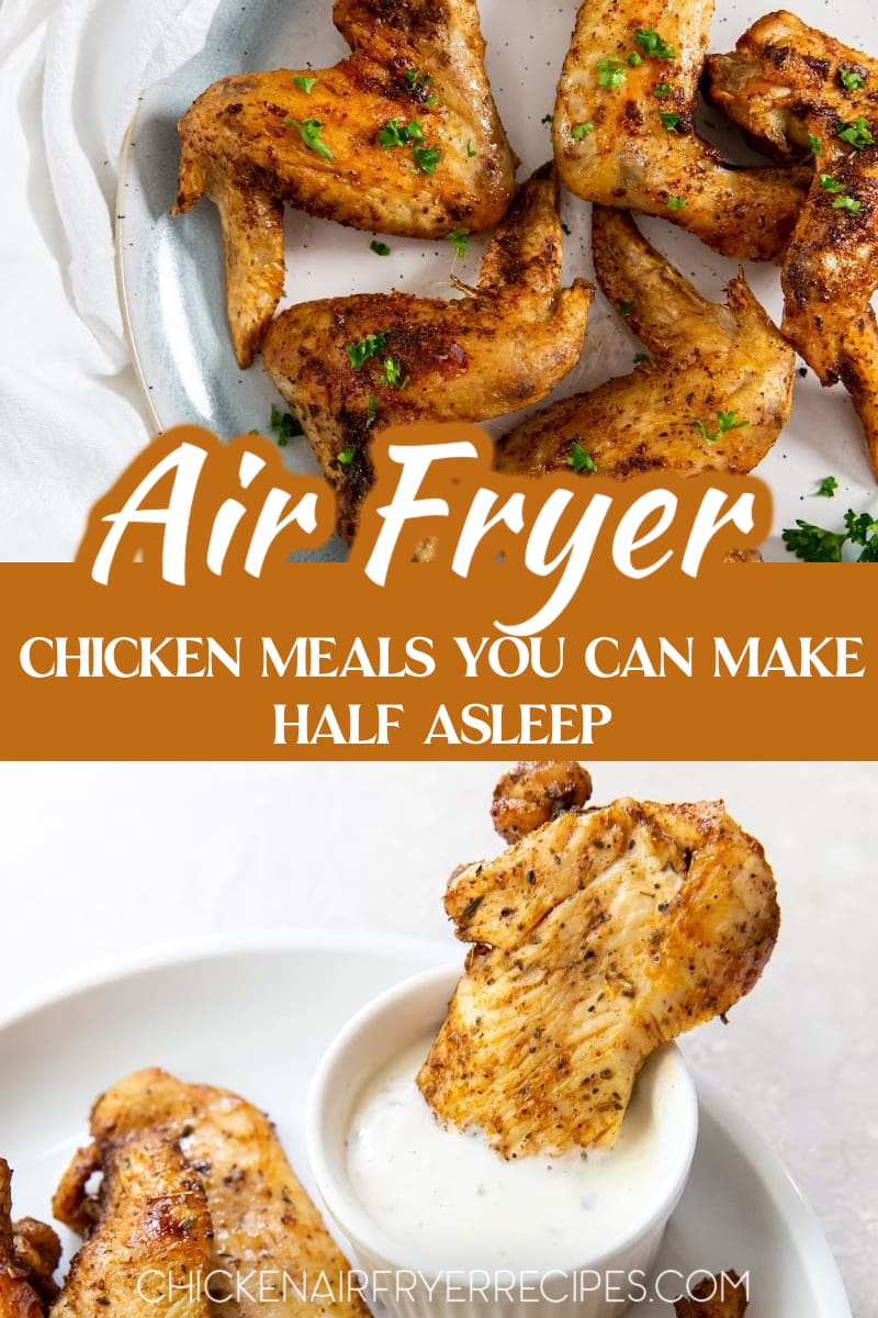 Even on your laziest days, these 11 easy air fryer chicken recipes have your back. Minimal effort, maximum flavor. Easy Air Fryer Recipes | Air Fryer Chicken Recipes | Air Fryer Recipes with Chicken | Easy Air Fryer Recipes | Air Fryer Dinner Recipes | Air Fryer Lunch Recipes | Air Fryer Chicken Wing Recipes | Air Fryer BBQ Recipes