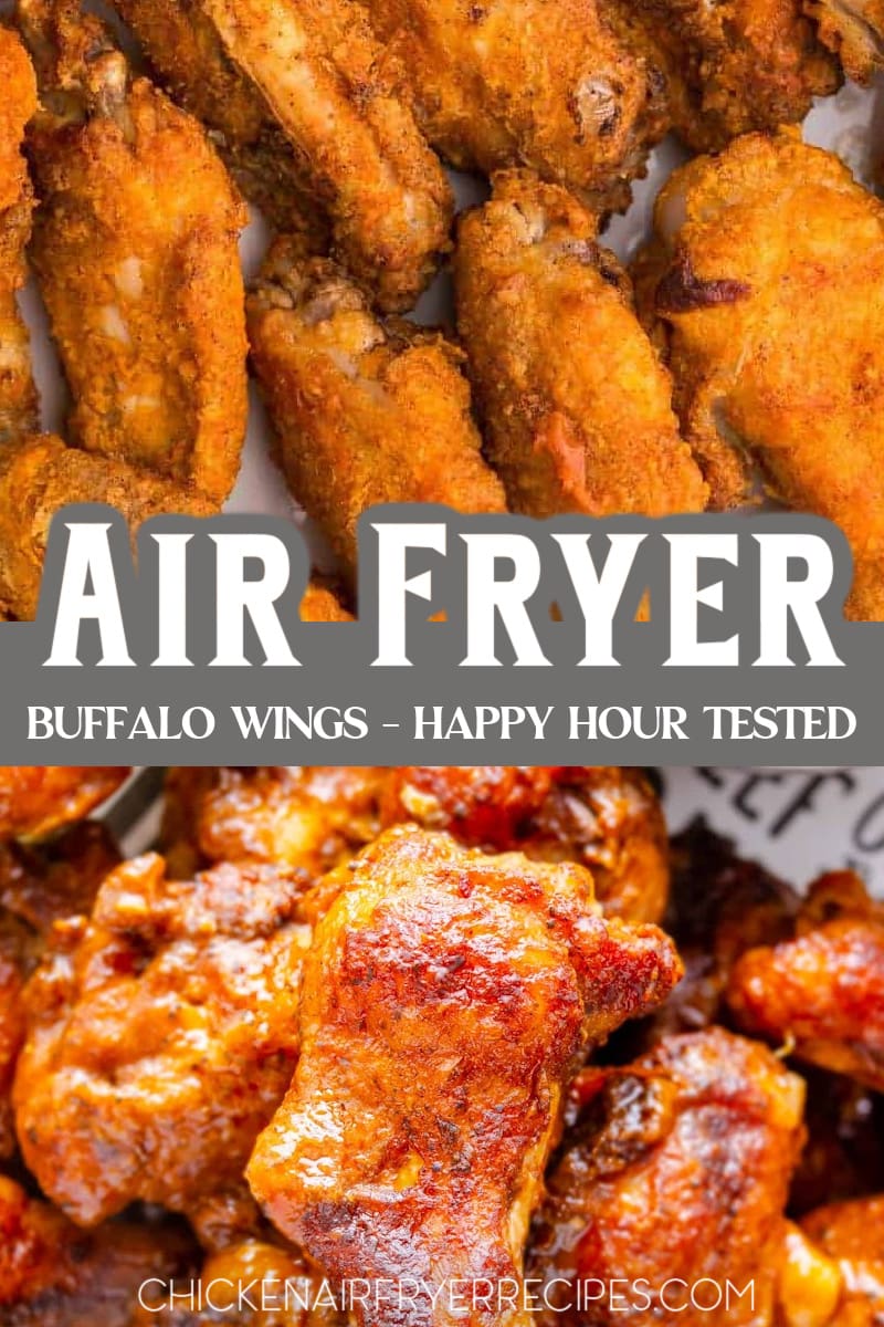 Buffalo air fryer chicken wings are so versatile! Enjoy them as game day party snacks or a quick weekend snack everyone will enjoy. Healthy Chicken Wing Recipes | Air Fryer Recipes for Chicken Wings | Easy Buffalo Chicken Wings in Air Fryer | Quick Chicken Wing Recipes for Air Fryer | Crispy Air Fryer Buffalo Chicken Wings | Low Carb Chicken Wing Recipes for Air Fryer | Gluten-Free Air Fryer Chicken Wings | Homemade Buffalo Chicken Wings in Air Fryer