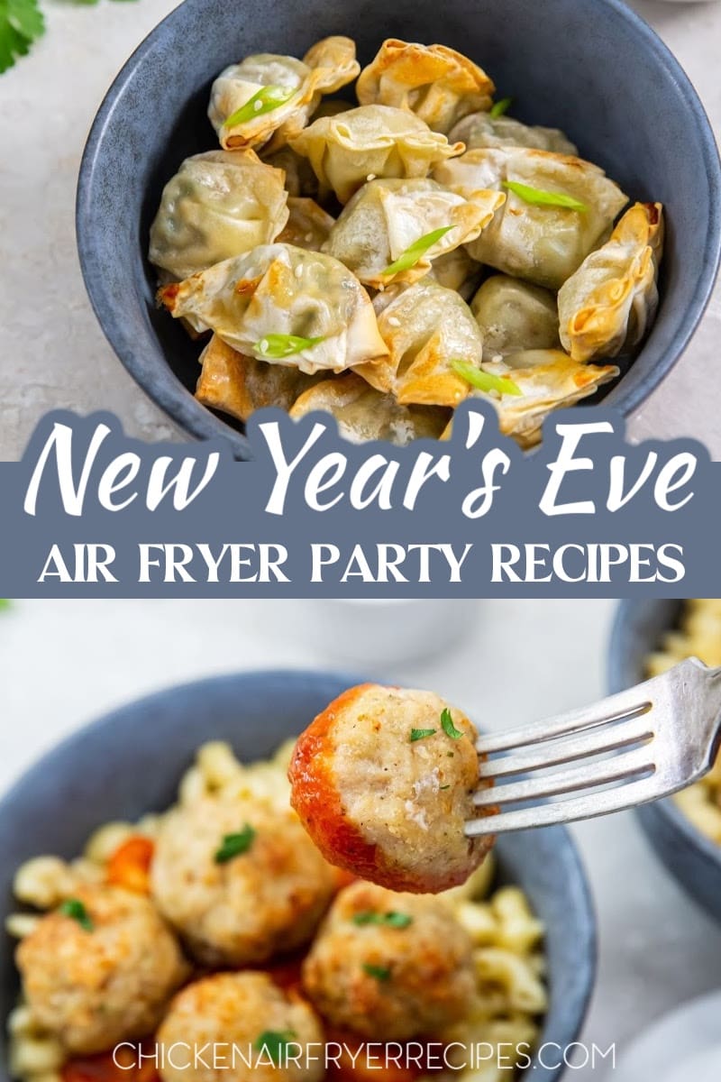 These New Year’s Eve air fryer party recipes are perfect for a crowd and are easy to make and replenish. New Year's Eve Party Recipes | Easy New Year's Eve Dinner Ideas | Quick New Year's Eve Appetizers | Affordable New Year's Eve Party Ideas | Delicious Air Fryer Recipes | Easy Party Snacks | Quick Air Fryer Meals | Healthy Holiday Appetizers | Air Fryer Cooking Tips | Best Air Fryer Dishes | Air Fryer Recipes for a Crowd