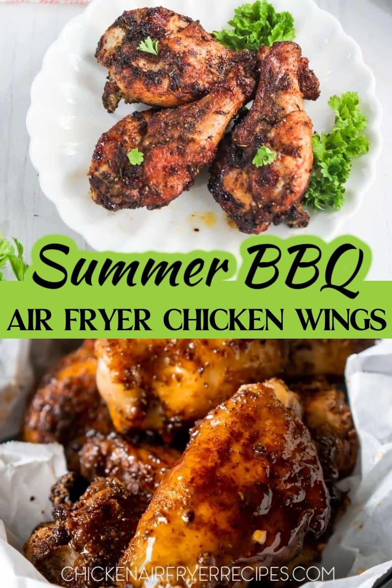 The best air fryer chicken wings for your summer BBQ make feeding a crowd on nothing but a single grill a lot easier. Summer Recipes | Easy Chicken Wing Recipes | Healthy Chicken Wing Recipes | Quick Chicken Wing Recipes | Flavored Chicken Wings | Crispy Chicken Wings | Homemade Chicken Wings | Quick Air Fryer Recipes | Simple and delicious air fryer recipes | Air Fryer Chicken Recipes | Family-Friendly Air Fryer Recipes