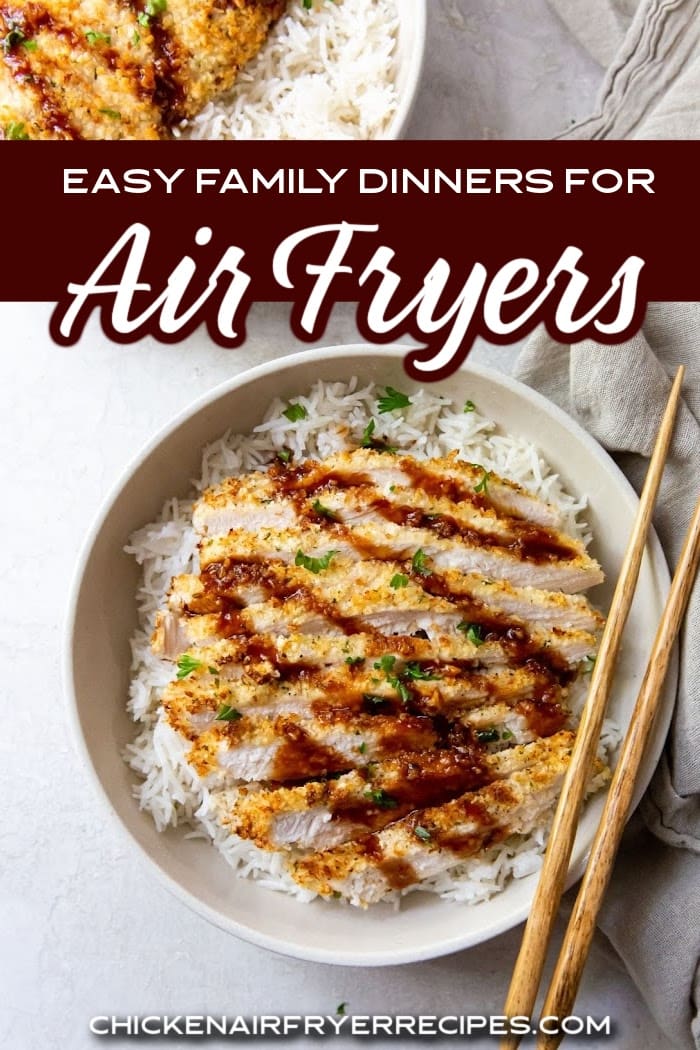 These must-try chicken air fryer recipes are ones your family will ask for on repeat, meaning they are delicious dinners made from easy recipes. Chicken Dinner Recipes | Easy Chicken Recipes | Healthy Chicken Recipes | Quick Chicken Recipes | Delicious Chicken Recipes | Family-Friendly Chicken Recipes | One-Pot Chicken Dinner | Easy Air Fryer Chicken Recipes | Healthy Air Fryer Chicken Recipes | Quick Air Fryer Chicken Recipes | Crispy Air Fryer Chicken Recipes