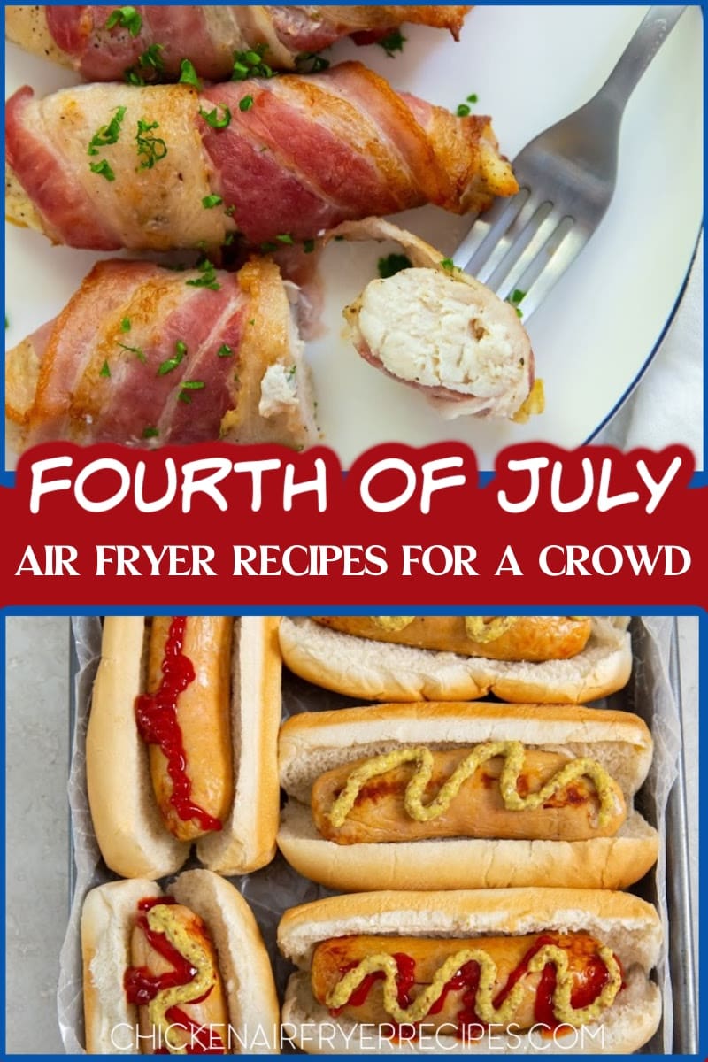 Use these Fourth of July air fryer recipes to free up some space on the grill while still providing delicious food for all your guests. Easy Air Fryer Recipes for Fourth of July | Healthy Fourth of July Air Fryer Recipes | Quick Fourth of July Air Fryer Recipes | Best Fourth of July Air Fryer Recipes | Crispy Fourth of July Air Fryer Recipes | Family-Friendly Fourth of July Air Fryer Recipes | 4th of July Recipes | Independence Day Recipes