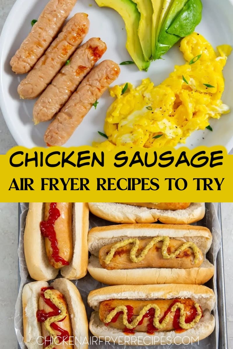 These air fryer chicken sausage recipes can utilize your favorite brands to make a delicious meal with a short cooking time in a variety of flavors. Healthy Chicken Sausage Recipes | Quick and Easy Chicken Sausage Recipes | Low-Calorie Chicken Sausage Recipes | Delicious Chicken Sausage Recipes | One-Pan Chicken Sausage Recipes | Budget-Friendly Chicken Sausage Recipes | Easy Lunch Recipes | Quick Lunch Ideas | Simple Lunch Dishes | Healthy Lunch Options | Budget-Friendly Lunch Recipes
