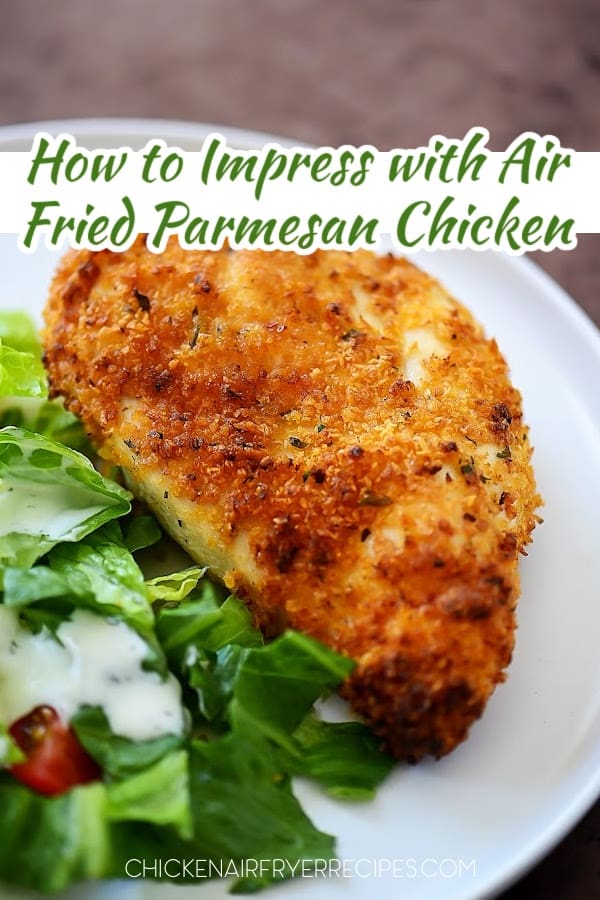 These air fryer parmesan crusted chicken breast recipes will not only impress at dinner, but do so with bold flavors perfect for date night or dinner parties. Air Fryer Recipes | Easy Chicken Recipes | Healthy Chicken Breast Recipes | Parmesan Crusted Chicken | Air Fryer Cooking | Air Fryer Chicken Parmesan | Crispy Chicken Parmesan | Homemade Chicken Parmesan | Healthy Chicken Parmesan | Quick Chicken Parmesan
