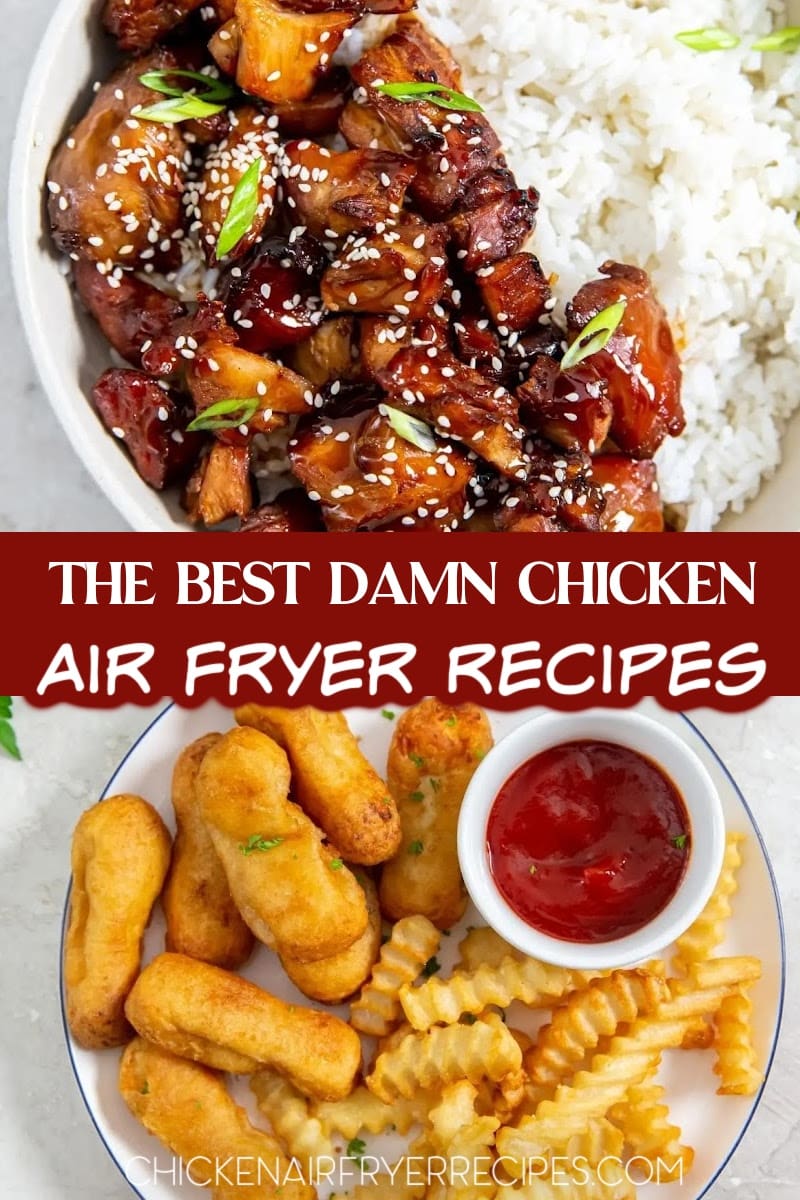 These are the best damn air fryer chicken recipes you can make on busy weeknights or just to save some time when cooking for a crowd. Quick Chicken Dinners | Healthy Chicken Meals | Simple Chicken Dishes | Family-Friendly Chicken Recipes | Gluten-Free Chicken Dishes | One-Pot Chicken Meals | Budget-Friendly Chicken Recipes | 30-Minute Chicken Dinners