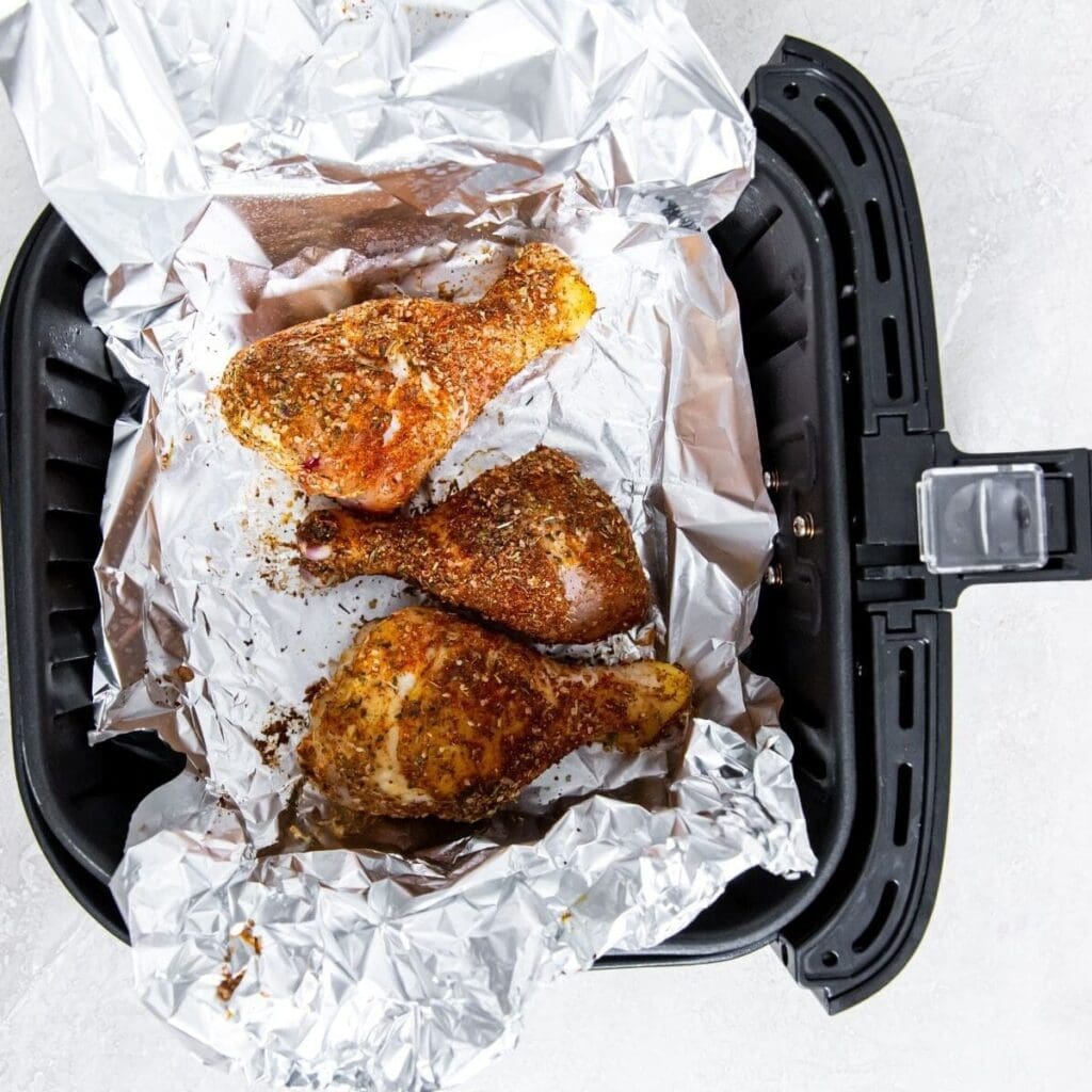 Delicious Chicken Leg Air Fryer Hacks Chicken Legs in an Air Fryer Basket
