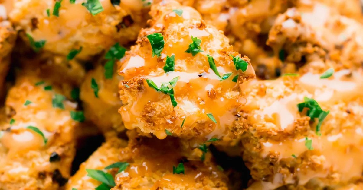 Must-Try Chicken Air Fryer Recipes for Stress-Free Meals Close Up of Bang Bang Chicken Recipe