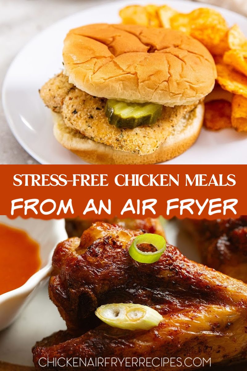 When you come across must-try chicken air fryer recipes for stress-free meals like these, you have to share them with everyone! Air Fryer Chicken Recipes | Quick Chicken Dinner Ideas | Healthy Air Fryer Recipes | Crispy Air Fryer Chicken | Weeknight Dinner Recipes | Juicy Chicken Recipes | Family Friendly Dinners | Air Fryer Dinner Recipes | Simple Chicken Dishes | Budget Friendly Meals | Quick and Easy Recipes | Air Fryer Chicken Breast | Tender Chicken Recipes | Beginner Air Fryer Recipes